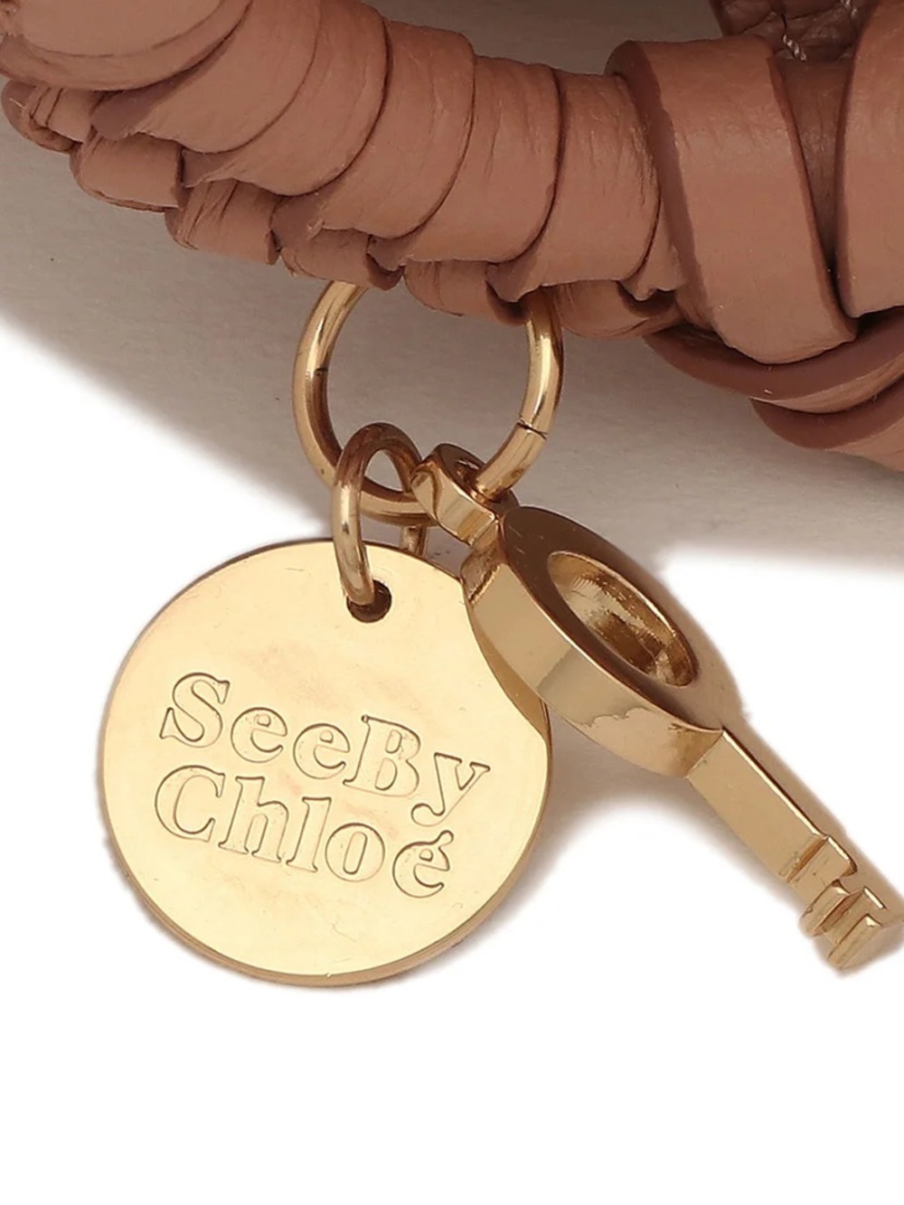See By Chloé Gold Logo Tag